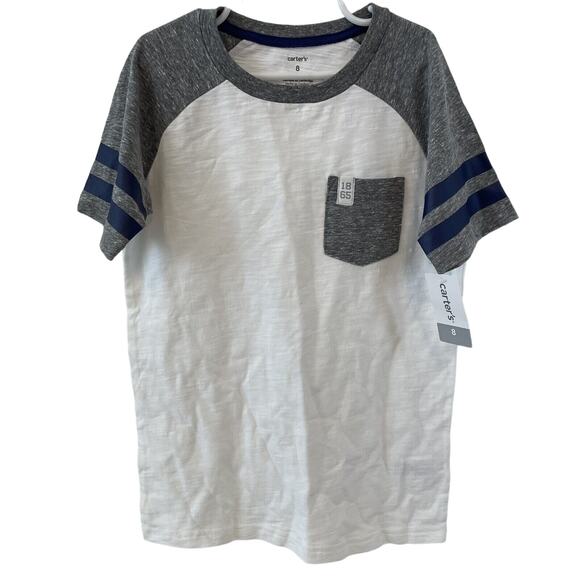 NWT Carters Baseball Ringer Tshirt - Picture 1 of 4